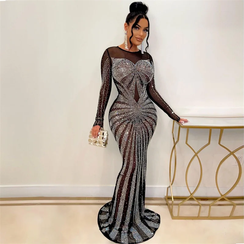 Sexy Sparkly Crystal Rhineston - огляд і ціна Sparkly Rhinestone Club Party Dress
