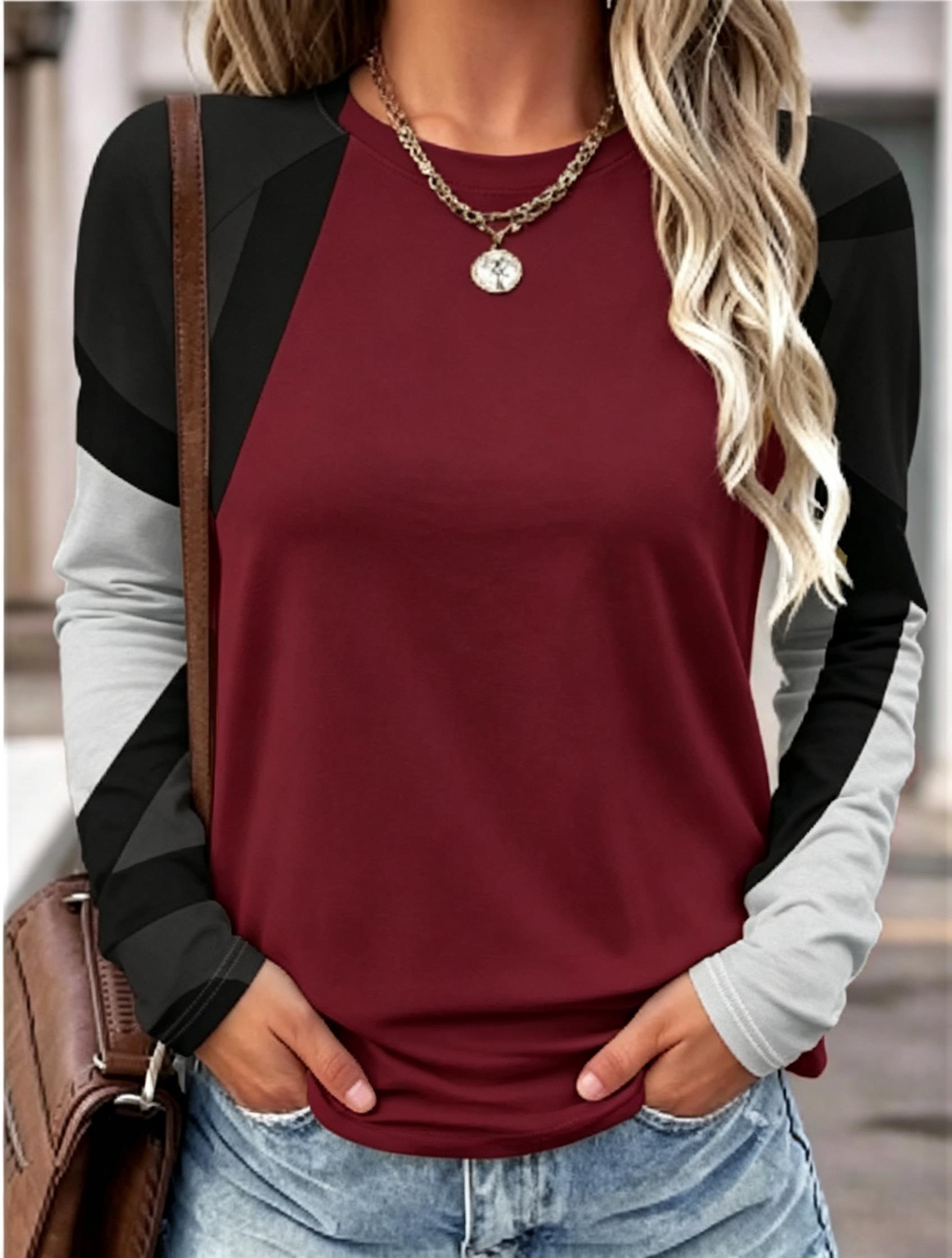 2026 Women Long Sleeve T Shirt - огляд і ціна Blouses