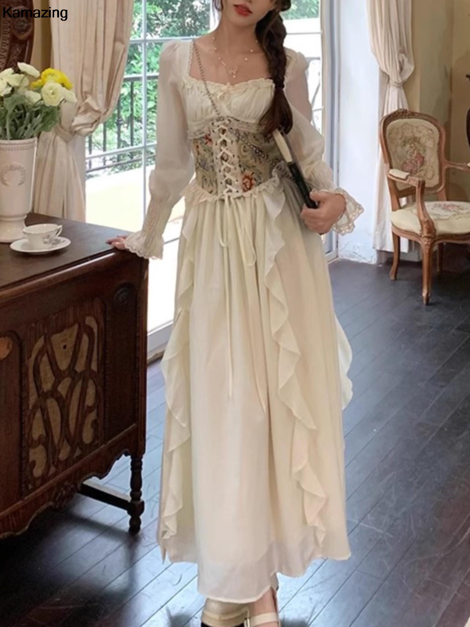 Vintage French Corset Midi Dre - огляд і ціна French Vintage Floral Midi Dress