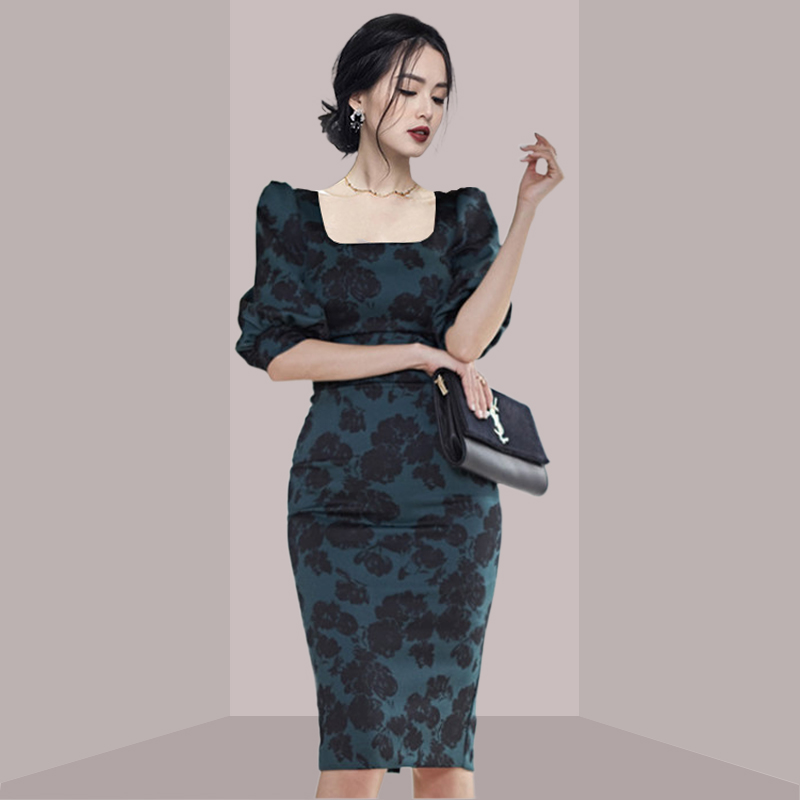 Elegant Ladylike Floral Print  - огляд і ціна French Vintage Floral Midi Dress