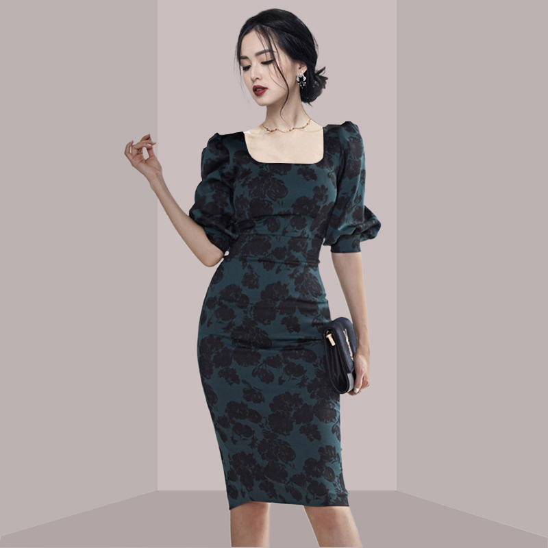 Elegant Ladylike Floral Print  - огляд і ціна French Vintage Floral Midi Dress