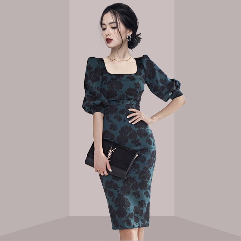 Elegant Ladylike Floral Print  - огляд і ціна French Vintage Floral Midi Dress