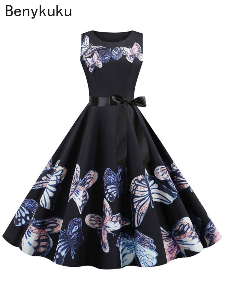 1950s Vintage Summer Dress Wom - огляд і ціна French Vintage Floral Midi Dress