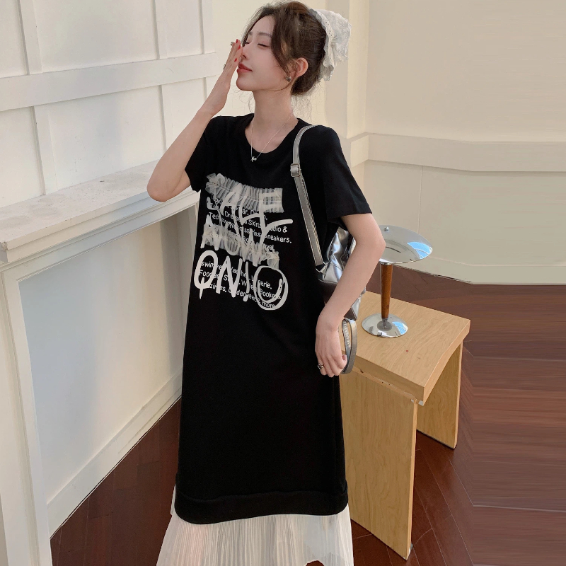 New 2026 Summer Women's T-Shir - огляд і ціна Korean Style A Line Shirt Dress