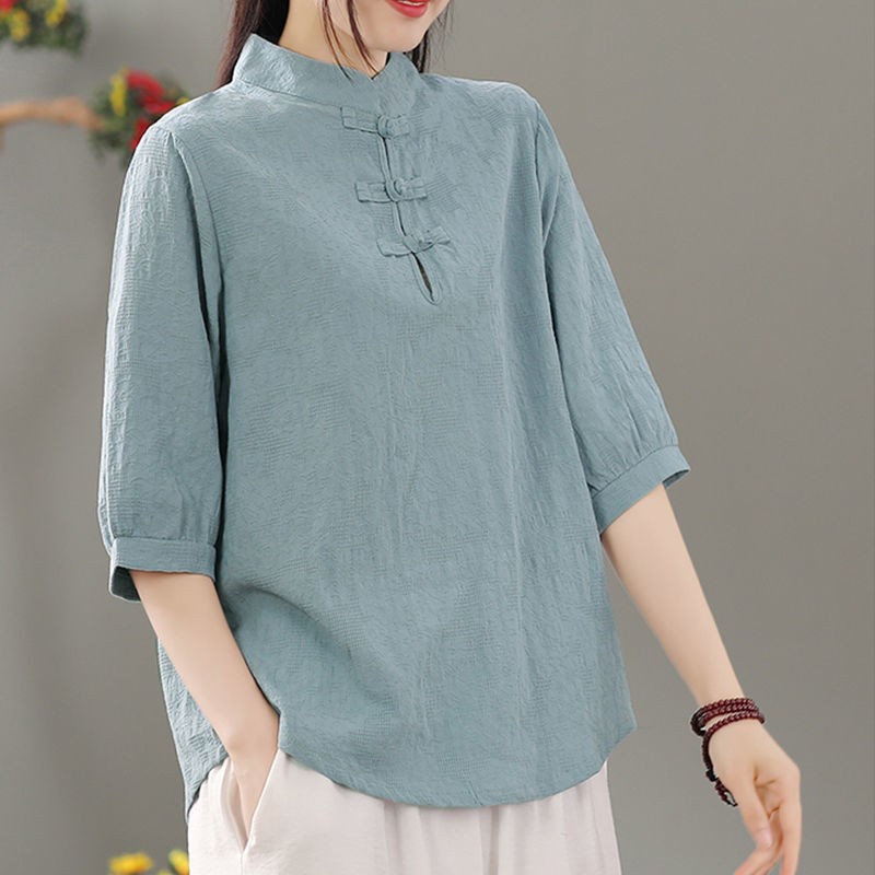 Pullover Crew Neck Blouse Regu - огляд і ціна Blouses