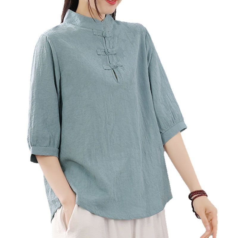 Pullover Crew Neck Blouse Regu - огляд і ціна Blouses