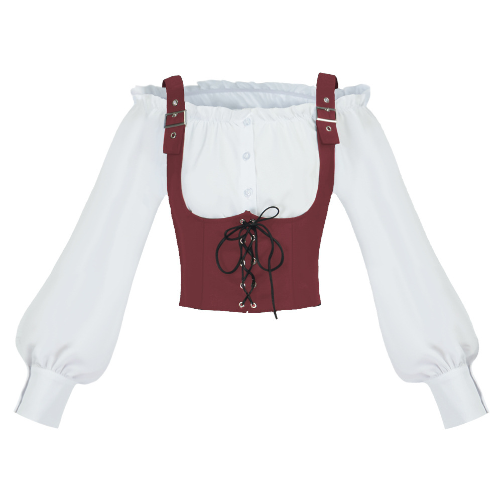 Retro Western Style Women Blou - огляд і ціна Blouses